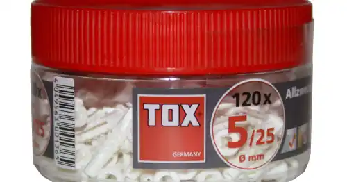 Autentický Hmoždinka TOX universální 4AS-K DECO 5x25mm - plastový box