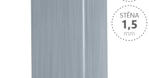 Plotové sloupky PILODEL hranaté 60x40x1700x1,5 lakované ZN s vnitřní krytkou Horká Nabídka