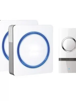 Zvonek domovní bezdrátový 1L23 bílý Výhodná Nabídka