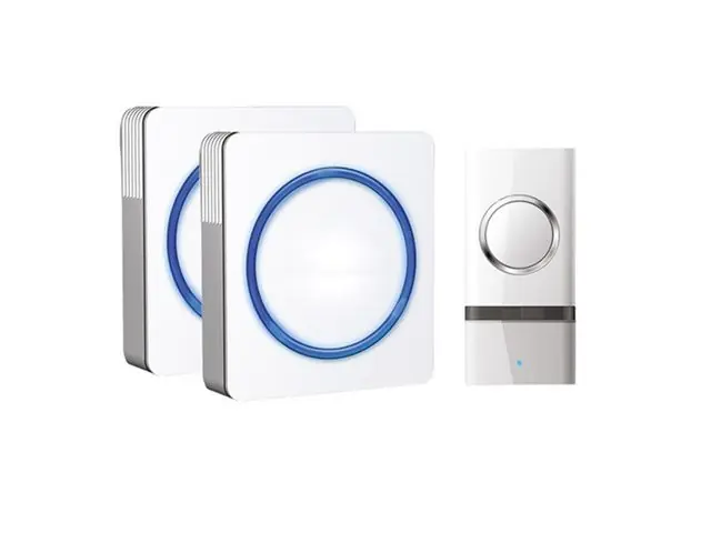Zvonek domovní bezdrátový 1L23 bílý Výhodná Nabídka