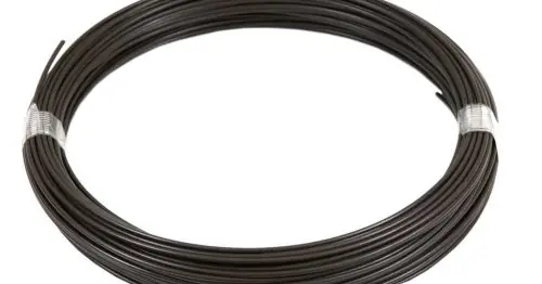 Značkový Napínací drát poplastovaný, síla 3,4 mm, délka 52 m, Zn + PVC hnědý