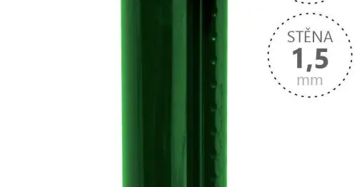Plotové sloupky PILCLIP lakované kulaté, průměr 48x1700x1,5 Zn zelené s montážní lištou Nakupujte Hned