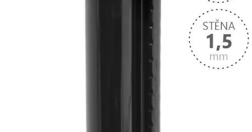 Plotové sloupky PILCLIP lakované kulaté, průměr 48x2300x1,5 Zn antracit s montážní lištou Finální Výprodej