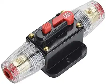 Nakupujte Hned Proudový jistič DC 12-24V/60A v pojistkovém pouzdře (L209B)