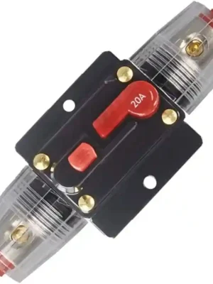 Značkový Proudový jistič DC 12-24V/20A v pojistkovém pouzdře (L209F)