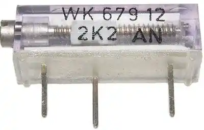 10R - WK67912, trimr cermetový 16 otáček, 19x5,2x7mm (H530) Aktuální