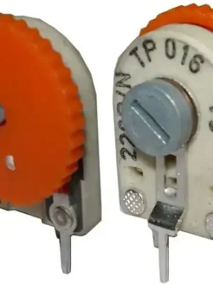 150k - TP016 trimr uhlíkový keramický stojatý RM10x5mm (H706A) Poslední Šance