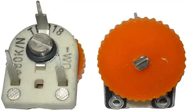 1k0 - TP018, trimr uhlíkový keramický ležatý RM10x12,5mm (H725) Ověřený