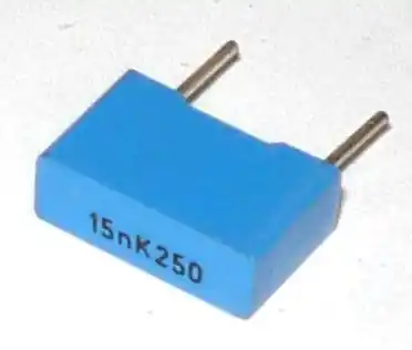 15n/250V TC354, svitkový kondenzátor radiální, RM=7,5mm (J334) Nová Kolekce