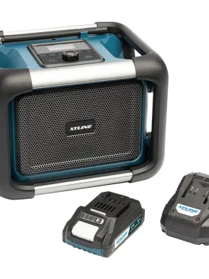 Nakupujte Hned XTLINE Aku rádio 18 V + baterie 2.0 Ah + nabíječka 2.4 A