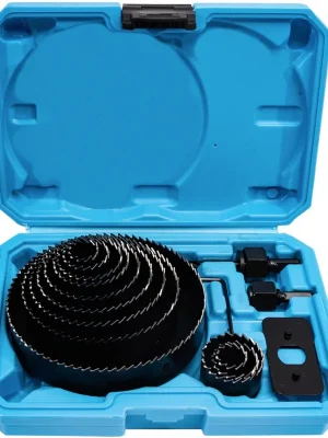 Omezená Nabídka XTLINE Sada vykružovacích korunek 16 dílů | 19-127 mm, plastový box