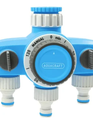 Speciální Cena AQUACRAFT Zahradní rozbočovač s časovačem | 3-cestný