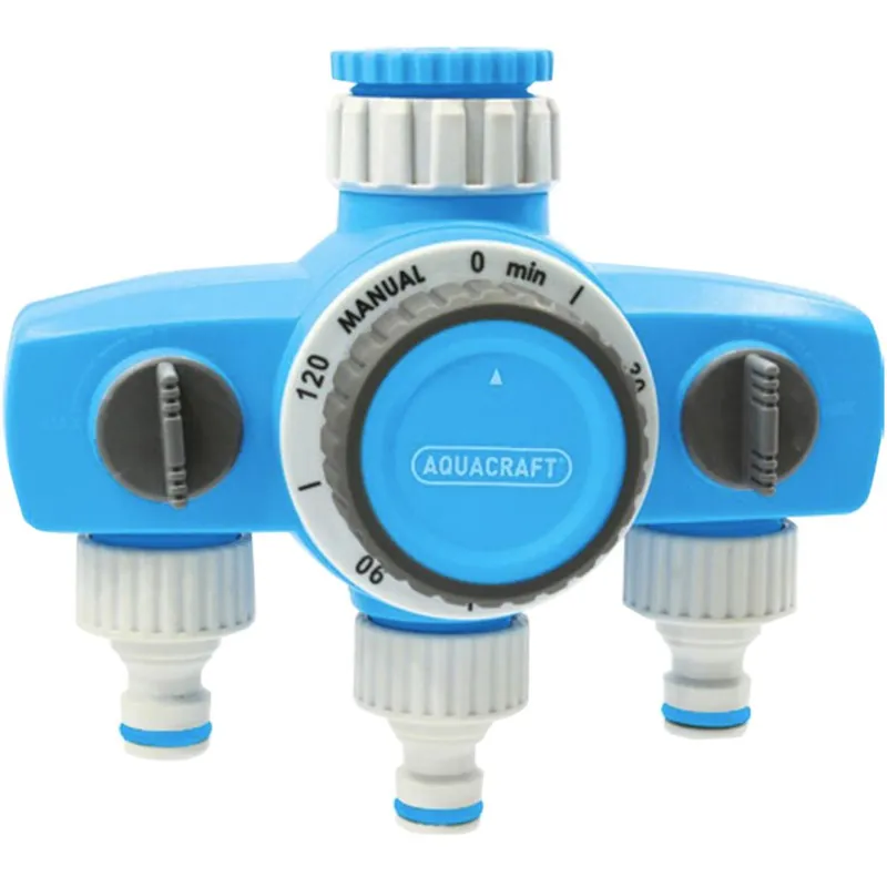 Speciální Cena AQUACRAFT Zahradní rozbočovač s časovačem | 3-cestný
