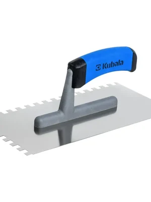 Vrácení Zdarma KUBALA Hladítko nerezové, dvousložková plochá rukojeť G-1 | 130x270 mm, zub 6x6