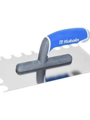 KUBALA Hladítko nerezové s půlkulatými zuby MASTERLINE XL | 130x270 mm zub 15x20 Doprava Zdarma