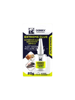 Nová Kolekce Extrémně silné sekundové lepidlo EXTREME GLUE