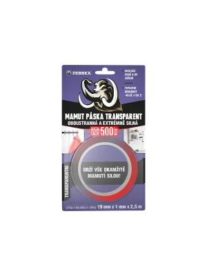 Oboustranná a extrémně silná MAMUT PÁSKA TRANSPARENT Ihned K Objednání