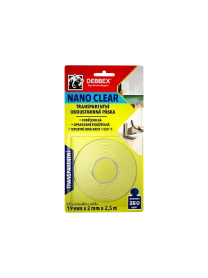 Nízká Cena Transparentní oboustranná páska NANO CLEAR
