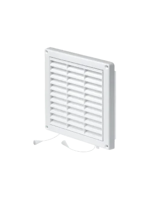 Zlevněný Mřížka větrací s rámem a žaluzií