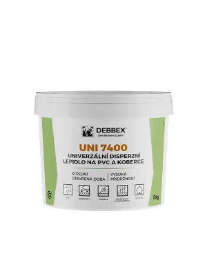 Omezená Nabídka Univerzální disperzní lepidlo na PVC a koberce UNI 7400