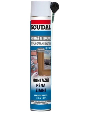 Montážní pěna zimní SOUDAL trubičková Cenový Hit