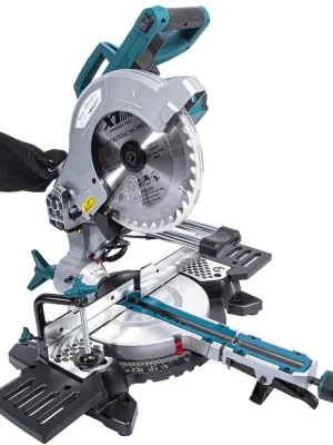 XTLINE Pokosová pila s pojezdem a laserem 2000 W, 255 mm Sezónní Sleva