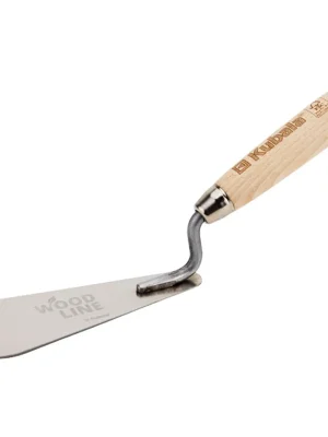 Oblíbený KUBALA Lžíce štukatérská nerezová, dřevěná rukojeť WOOD LINE | 20x160x55 mm