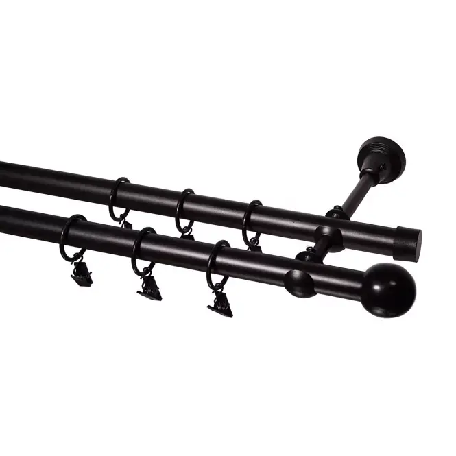 Garnýž II fi 19 černá 220cm koule kolečka s žabkou Hit Sezóny