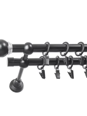 Garnýž II Stylus fi 19 černá 160cm koule saturn Autentický