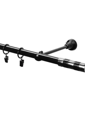 Cenově Výhodný Garnýž I fi 19 černá 240cm duo černá-chrom