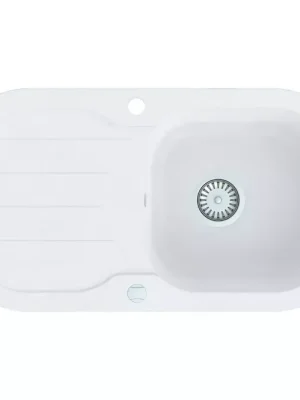 Autentický Dřez granitový 1K 780X435 bílý