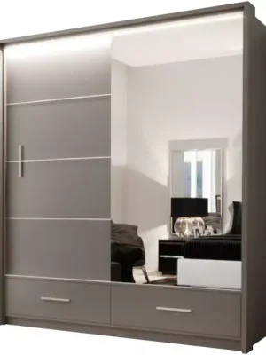 Cenová Bomba Šatní skříň Marsylia 203cm Grafit