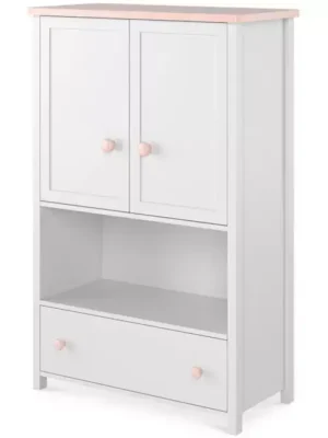 Expresní Doručení Komoda Luna 85cm Bílý/Ružová