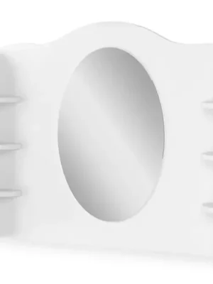 Finální Výprodej Toaletní stůl Luna 94cm Bílý/Ružová