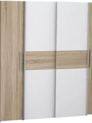 Bezpečná Platba Skříň Kalixtus 200cm 4d Dub Sonom/Bílý