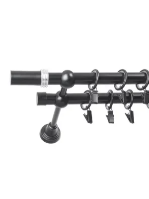 Garnýž II Stylus 19 černá 160cm cylindr saturn Doprava Zdarma