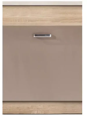 Horká Nabídka Dvířka na vestavnou myčku 60 Premio + sokl dub sonoma/cappuccino