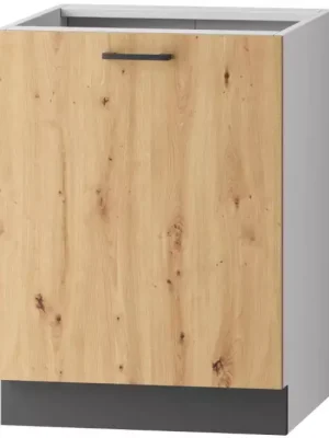 Hit Sezóny Kuchyňská skříňka Clara D60 P/L grafitově šedá/dub artisan