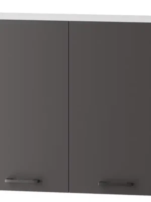 Hit Sezóny Kuchyňská skříňka Clara W80 grafitově šedá/dub artisan