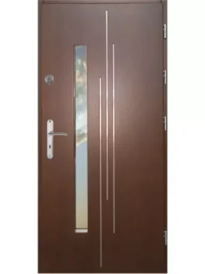 Horká Nabídka Vchodové dveře WZ 62 90P tmavý ořech otevírání ven