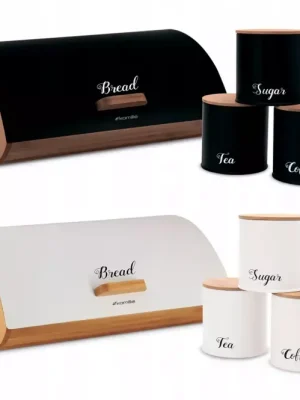 Chlebník 36.5*25*13,3cm + 3 dóza Kamille Sezónní Sleva